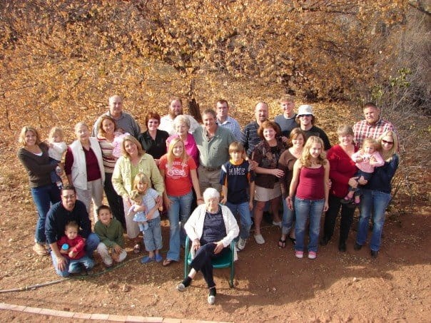 Family picture in Cornville, AZ